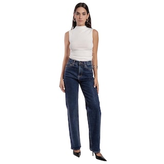 Foto 4 | Foto 4 | Pantalón Wide Leg Mujer Balam Bl7241 Azul Oscuro