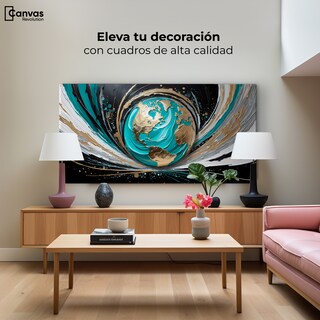 Foto 1 | Foto 1 | Cuadro Decorativo Para Comedor Planeta En Calma 120x60