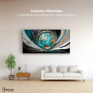 Foto 2 | Foto 2 | Cuadro Decorativo Para Comedor Planeta En Calma 120x60
