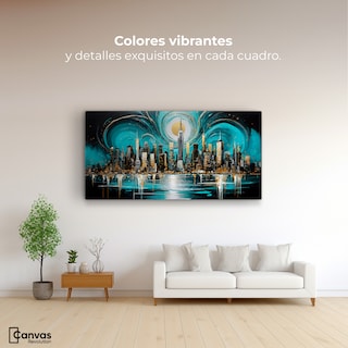 Foto 2 | Foto 2 | Cuadro Decorativo Para Comedor Nueva York Brilla 120x60