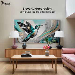 Foto 1 | Foto 1 | Cuadro Decorativo Para Comedor Colibrí Paraíso 120x60