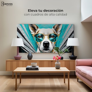 Foto 1 | Foto 1 | Cuadro Decorativo Para Comedor Lentes Caninos 120x60