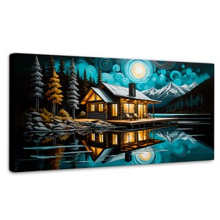 Foto 3 | Foto 3 | Cuadro Decorativo Para Comedor Cabaña En Calma 120x60