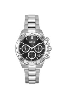 Foto 1 | Foto 1 | Reloj Para Mujer Boss Novia 1502614 Acero Inoxidable Con Brazalete Plateado Y Carátula Negra 38 Mm