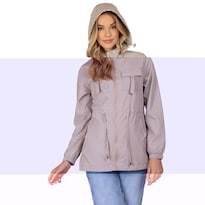 Chamarra Britos Jeans Mujer Con Gorro Desmontable Tr4119