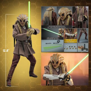 Foto 3 | Foto 3 | Hot Toys Star Wars Kit Fisto Sixth Scale Figura Coleccionable