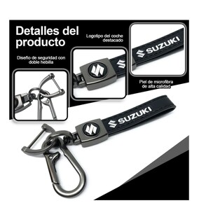 Foto 3 | Foto 3 | Llavero De Cuero De Suzuki Negro