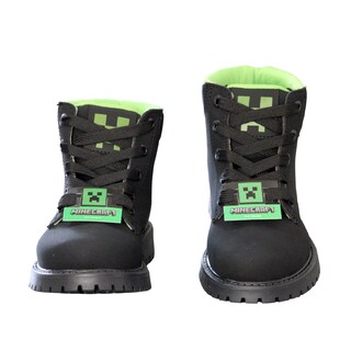 Foto 2 | Foto 2 | Bota Botin Minecraft Para Niño Juvenil Gamer Videojuegos Gamuza Casual Comoda Ligera
