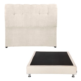 Foto 1 | Foto 1 | Cabecera Dicasa Nube Crema Queen Size + Box Dicasa