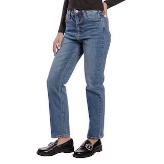 Foto 4 | Foto 4 | Pantalón Straight Mujer Balam Bl7280 Azul