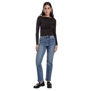 Foto 5 | Foto 5 | Pantalón Straight Mujer Balam Bl7280 Azul