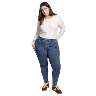 Foto 4 | Foto 4 | Pantalón High Rise Skinny Curvy Balam Bl7195 Azul Oscuro