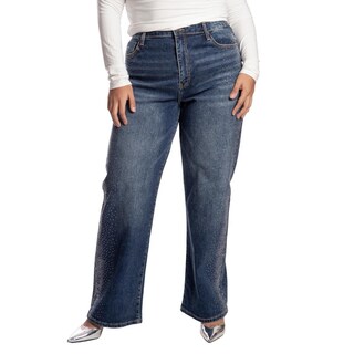Foto 1 | Foto 1 | Pantalón Wide Leg Curvy Balam Bl7256 Azul Oscuro