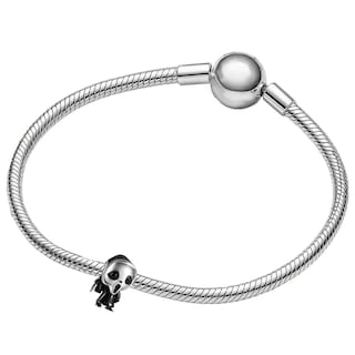 Foto 4 | Foto 4 | Charm Metálico Máscara Plata Mxmgq-004 4 Piezas Plata S925 Chapa Multicolor