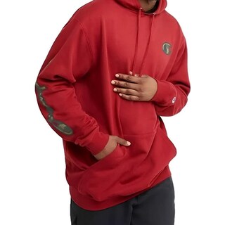 Foto 2 | Foto 2 | Sudadera Champion Powerblend Graphic Para Hombre. Gf89h-586nqa-ay8f Vino