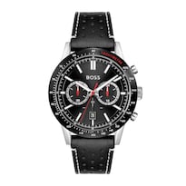 Reloj Para Hombre Boss Allure 1513920 Piel Negro 44 Mm