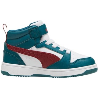 Foto 2 | Foto 2 | Tenis Puma Rebound V6 Mid Ps Para Niños 17 A 21.5. 393832-18 Verde Oscuro