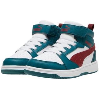 Foto 3 | Foto 3 | Tenis Puma Rebound V6 Mid Ps Para Niños 17 A 21.5. 393832-18 Verde Oscuro