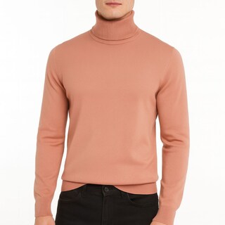 Foto 1 | Foto 1 | Suéter Tejido De Cuello Alto Color Coral Para Hombre Chb Chili Beans Clothing Co.