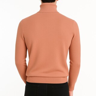 Foto 3 | Foto 3 | Suéter Tejido De Cuello Alto Color Coral Para Hombre Chb Chili Beans Clothing Co.