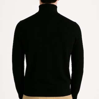 Foto 3 | Foto 3 | Suéter Tejido De Cuello Alto Color Negro Para Hombre Chb Chili Beans Clothing Co.