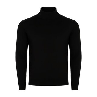 Foto 4 | Foto 4 | Suéter Tejido De Cuello Alto Color Negro Para Hombre Chb Chili Beans Clothing Co.