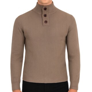 Foto 1 | Foto 1 | Suéter Tejido Cuello Alto Color Beige Con Botones Para Hombre Chb Chili Beans Clothing Co.