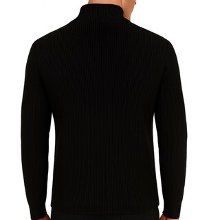 Foto 3 | Foto 3 | Suéter Tejido Cuello Alto Color Negro Con Botones Para Hombre Chb Chili Beans Clothing Co.
