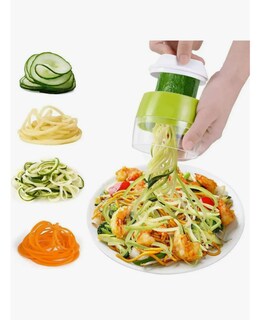 Foto 1 | Foto 1 | Rallador Cortador Verduras En Espiral Cocina 4 En 1 Verde