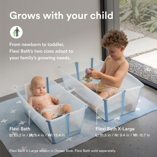 Foto 4 | Foto 4 | Paquete Xl Tina De Baño Stokke Flexi Bath Blanco Ligera Y Plegable Para Bebés