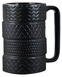Foto 1 | Foto 1 | Taza de Cerámica Xtellar Diseño de Llantas Apiladas 480 ml