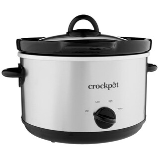 Foto 1 | Foto 1 | Olla De Cocción Lenta Manual Crock-pot Acero Inoxidable Plateado Con Cucharón 4.73 L 5-quart