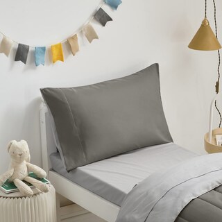 Foto 4 | Foto 4 | Set De Ropa De Cama Para Niños Pequeños Uozzi 4 Piezas Gris Oscuro - Venta Internacional.