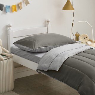 Foto 5 | Foto 5 | Set De Ropa De Cama Para Niños Pequeños Uozzi 4 Piezas Gris Oscuro - Venta Internacional.