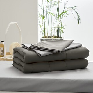 Foto 7 | Foto 7 | Set De Ropa De Cama Para Niños Pequeños Uozzi 4 Piezas Gris Oscuro - Venta Internacional.