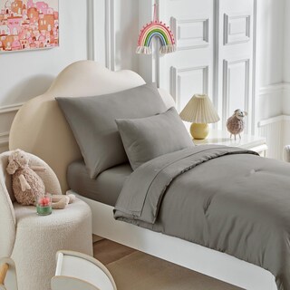 Foto 6 | Foto 6 | Juego De Ropa De Cama Para Niños Pequeños Uozzi 5 Piezas Gris Oscuro - Venta Internacional.
