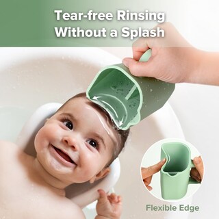 Foto 3 | Foto 3 | Vaso Para Enjuague De Baño Haakaa De Silicona 355 Ml Con Asa Fácil De Agarre - Venta Internacional.