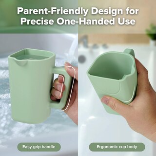 Foto 6 | Foto 6 | Vaso Para Enjuague De Baño Haakaa De Silicona 355 Ml Con Asa Fácil De Agarre - Venta Internacional.