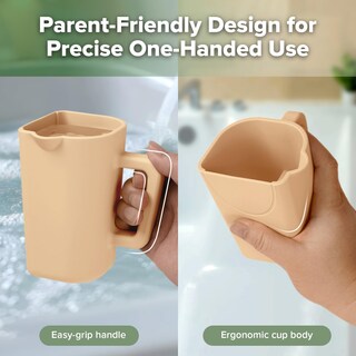 Foto 6 | Foto 6 | Vaso De Enjuague Para Baño Haakaa De Silicona Grado Alimenticio Coral 355 Ml - Venta Internacional.