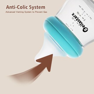 Foto 5 | Foto 5 | Biberón De Vidrio Beilastarx Para Bebé 120 Ml Con Tetina De Acero Inoxidable Flujo Lento - Venta Internacional.