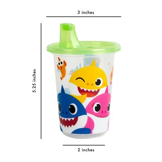 Foto 4 | Foto 4 | Vasos Para Bebés ''baby Shark'' The First Years 10 Unidades De 300 Ml - Venta Internacional.