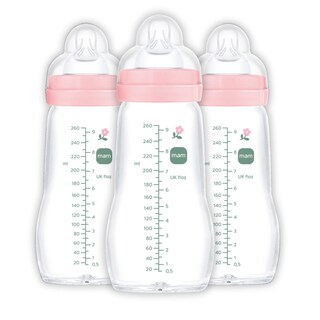 Foto 1 | Foto 1 | Set De 3 Biberones De Vidrio Mam Para Bebé 260 Ml Flujo Medio Sin Bpa - Venta Internacional.