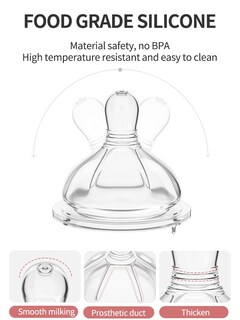 Foto 6 | Foto 6 | Biberones De Vidrio Oberni Para Bebé Paquete De 2 De 150 Ml Anticólico Rosa - Venta Internacional.