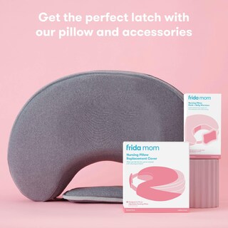 Foto 5 | Foto 5 | Funda Para Cojín De Lactancia Frida Mom Gris Suave Lavable A Máquina - Venta Internacional.
