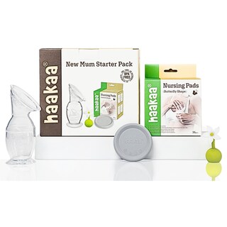 Foto 1 | Foto 1 | Kit Inicial Para Nuevas Mamás Haakaa - Sacaleche De Silicona 150ml - Venta Internacional.