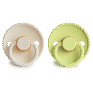 Foto 2 | Foto 2 | Chupete Frigg De Cuerda Látex Paquete De 2 Crema Té Verde Talla 1 - Venta Internacional.