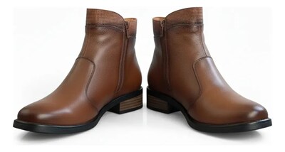 Foto 4 | Foto 4 | Botines De Piel Para Mujer Cómodos Y Modernos Color Marrón Relax 2000