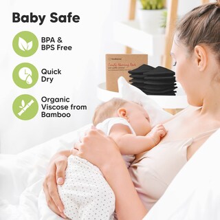 Foto 5 | Foto 5 | Almohadillas Orgánicas Para Lactancia Keababies Paquete De 14 Reutilizables 12 Cm - Venta Internacional.