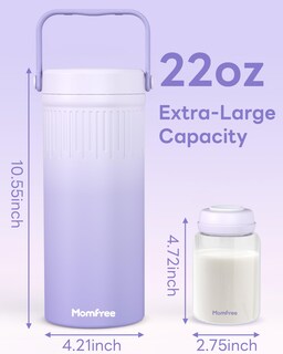 Foto 7 | Foto 7 | Cooler Portátil Para Leche Materna Momfree 600 Ml Con Almacenamiento De 24 Horas - Venta Internacional.
