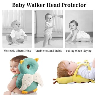 Foto 3 | Foto 3 | Almohadilla Protectora Ajustable Para La Cabeza Del Caminador De Bebé 21x6x33 Cm - Venta Internacional.